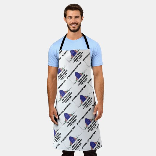 Gevoelige Herfst buiten 3 graden Celsius Schort (Gedragen)