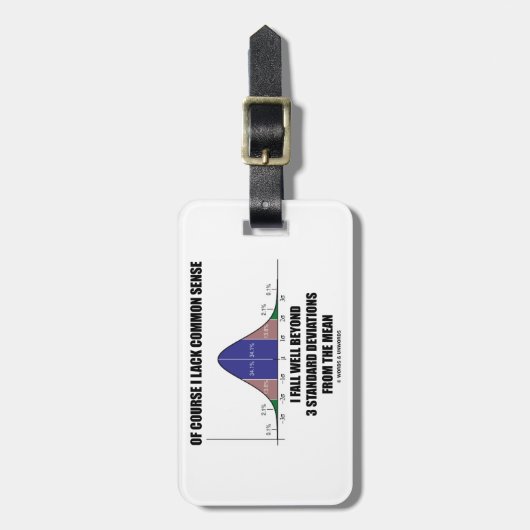 Gevoelige Herfst van het gebrek ruim boven 3 Std D Bagagelabel (Voorkant verticaal)