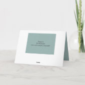 Gevoelige hond of kat Pet Sympathie Kaart (Achterkant)