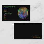 Gevoelige luchtprofielkaart visitekaartje (Voorkant / Achterkant)