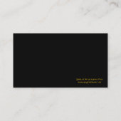 Gevoelige luchtprofielkaart visitekaartje (Achterkant)