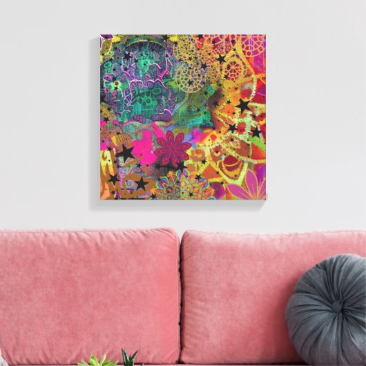 Gevoelige moslim canvas afdruk (Insitu (Woonkamer))