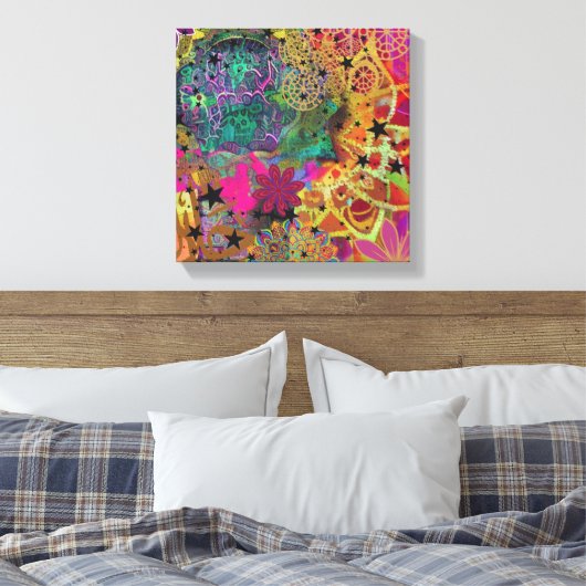 Gevoelige moslim canvas afdruk (Insitu (Slaapkamer))