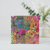 Gevoelige moslim feestdagenkaart (Staand voorkant)