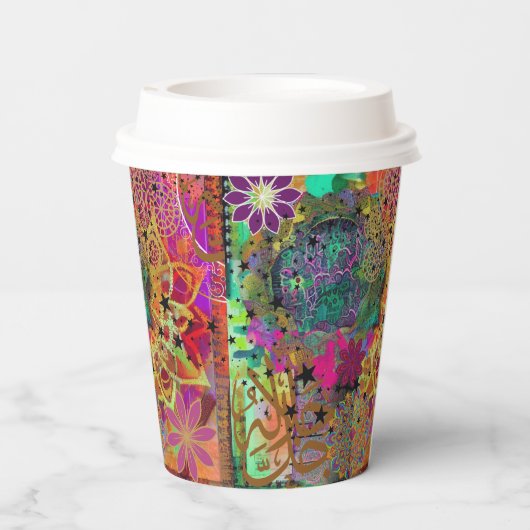 Gevoelige moslim papieren bekers (Achterkant)