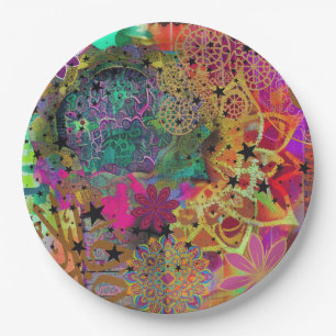 Gevoelige moslim papieren bordje