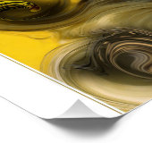 "Gevoelige muze". Glossy poster (Hoek)