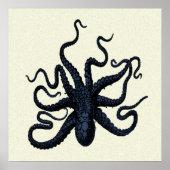 Gevoelige Octopus Print (Voorkant)
