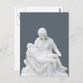 Gevoelige Pieta Briefkaart (Voorkant / Achterkant)