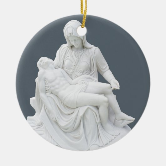 Gevoelige Pieta Keramisch Ornament (Voorkant)