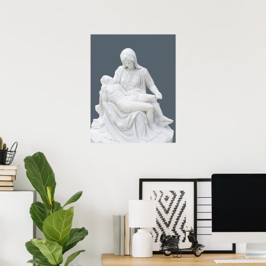 Gevoelige Pieta Poster (Thuiskantoor)