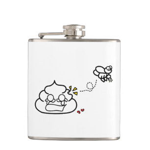 Gevoelige Poop - Brootsch PooPoo Heupfles