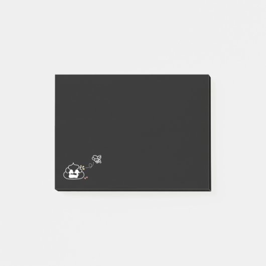 Gevoelige Poop - Brootsch PooPoo Post-it® Notes (Voorkant)