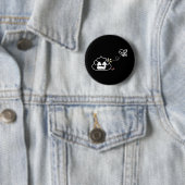Gevoelige Poop - Brootsch PooPoo Ronde Button 5,7 Cm (In situ)