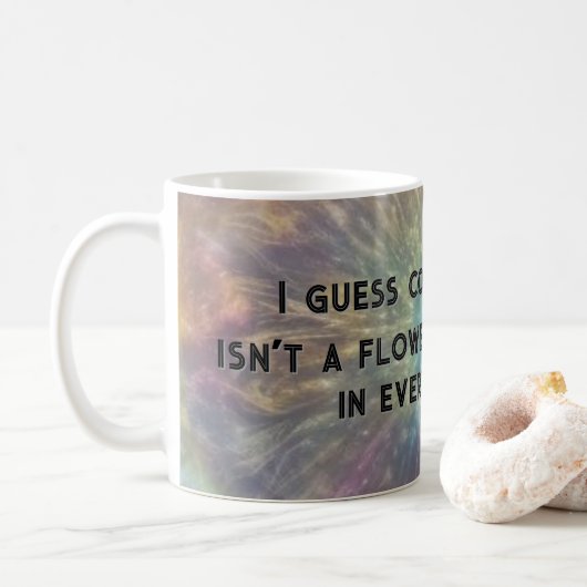 Gevoelige Sarcastische Tekst Koffiemok (Met donut)