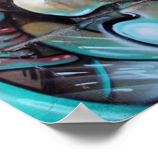 Gevoelige schedel poster (Hoek)