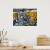 Gevoelige schedel poster (Keuken)