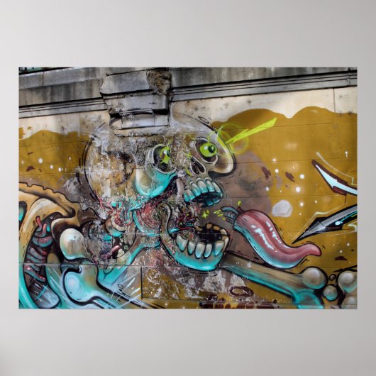 Gevoelige schedel poster (Voorkant)