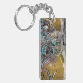 Gevoelige schedel sleutelhanger (Voorkant Links)