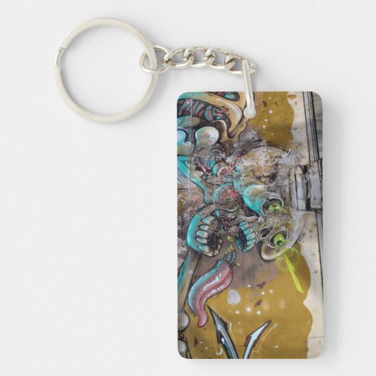 Gevoelige schedel sleutelhanger (Voorkant)