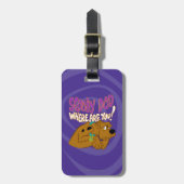 Gevoelige Scooby-Doo Bagagelabel (Voorkant verticaal)
