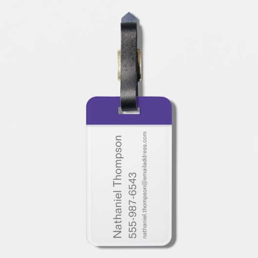 Gevoelige Scooby-Doo Bagagelabel (Achterkant verticaal)