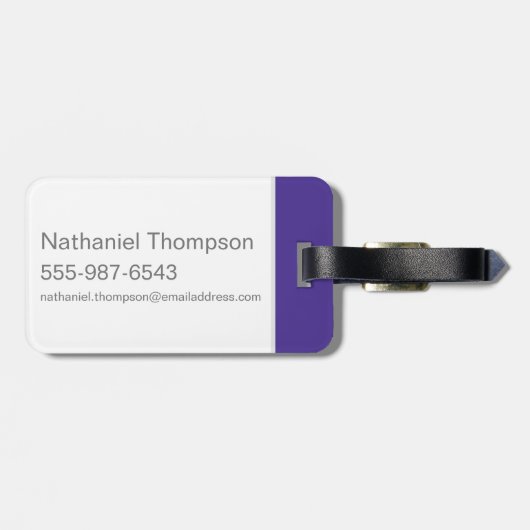 Gevoelige Scooby-Doo Bagagelabel (Achterkant horizontaal)