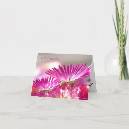 Gevoelige sympathiekaart kaart (Voorkant)