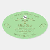 Gevoelige vormgeving siergouden harten Etiket Logo (Voorkant)