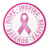 Gevoeligheid voor borstkanker keramische knop (Voorkant)