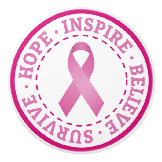 Gevoeligheid voor borstkanker keramische knop (Voorkant)