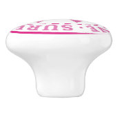 Gevoeligheid voor borstkanker keramische knop (Zijkant)