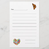 gevoerd blanco Kinder notitiepapier Briefpapier (Voorkant)