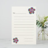 gevoerd blanco Kinder notitiepapier Briefpapier (Staand voorkant)