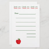 gevoerd blanco Kinder notitiepapier Briefpapier (Voorkant / Achterkant)