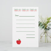 gevoerd blanco Kinder notitiepapier Briefpapier (Staand voorkant)