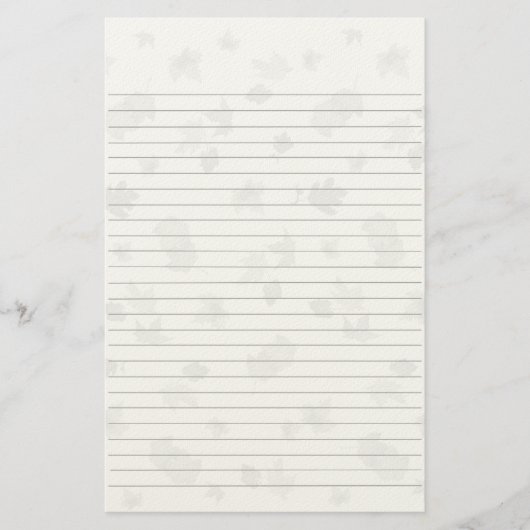 gevoerd papier met bladeren (Voorkant)