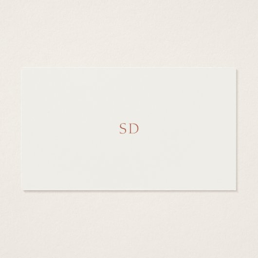 Gevoerde bloemenbruiloft Dank u Nota Behuizing Kaa Visitekaartje (Achterkant)