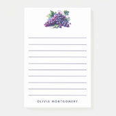 Gevoerde druiven post-it® notes (Voorkant)