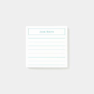 Gevoerde Wintertaling/het Wit van de jouw naam de Post-it® Notes