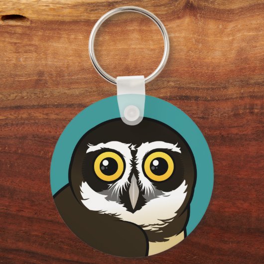 Gevogelte met brillenglazen sleutelhanger (Voorkant)