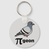 Gevogelte-PI-geon/Pigeon Pi Sleutelhanger (Voorkant)