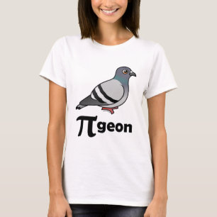 Gevogelte-PI-geon/Pigeon Pi T-shirt