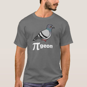 Gevogelte-PI-geon/Pigeon Pi T-shirt