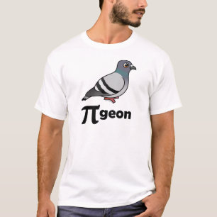 Gevogelte-PI-geon/Pigeon Pi T-shirt
