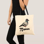 Gevogelte-PI-geon/Pigeon Pi Tote Bag (Voorkant (product))
