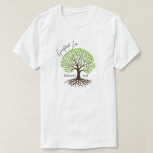 Gevolgd in Messiah Yeshua Green Tree of Life T-Shi T-shirt
