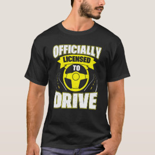 Gevolgde drivers testen nieuwe rijbevoegdheid gefe t-shirt