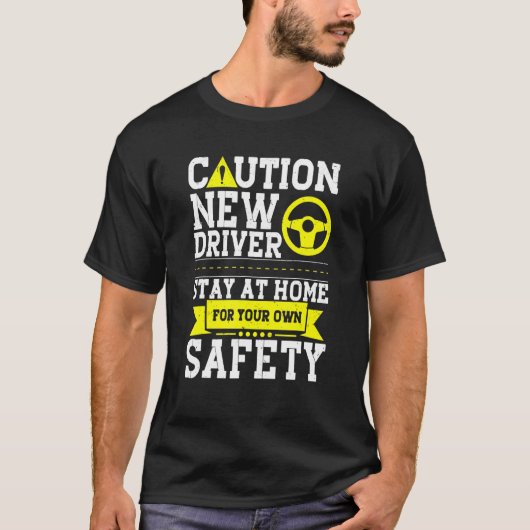 Gevolgde drivers testen nieuwe rijbevoegdheid gefe t-shirt (Voorkant)