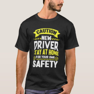Gevolgde drivers testen nieuwe rijbevoegdheid gefe t-shirt